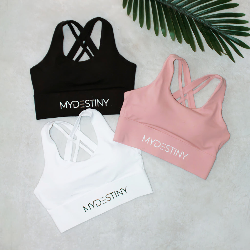 BLACK SPORTS BRA